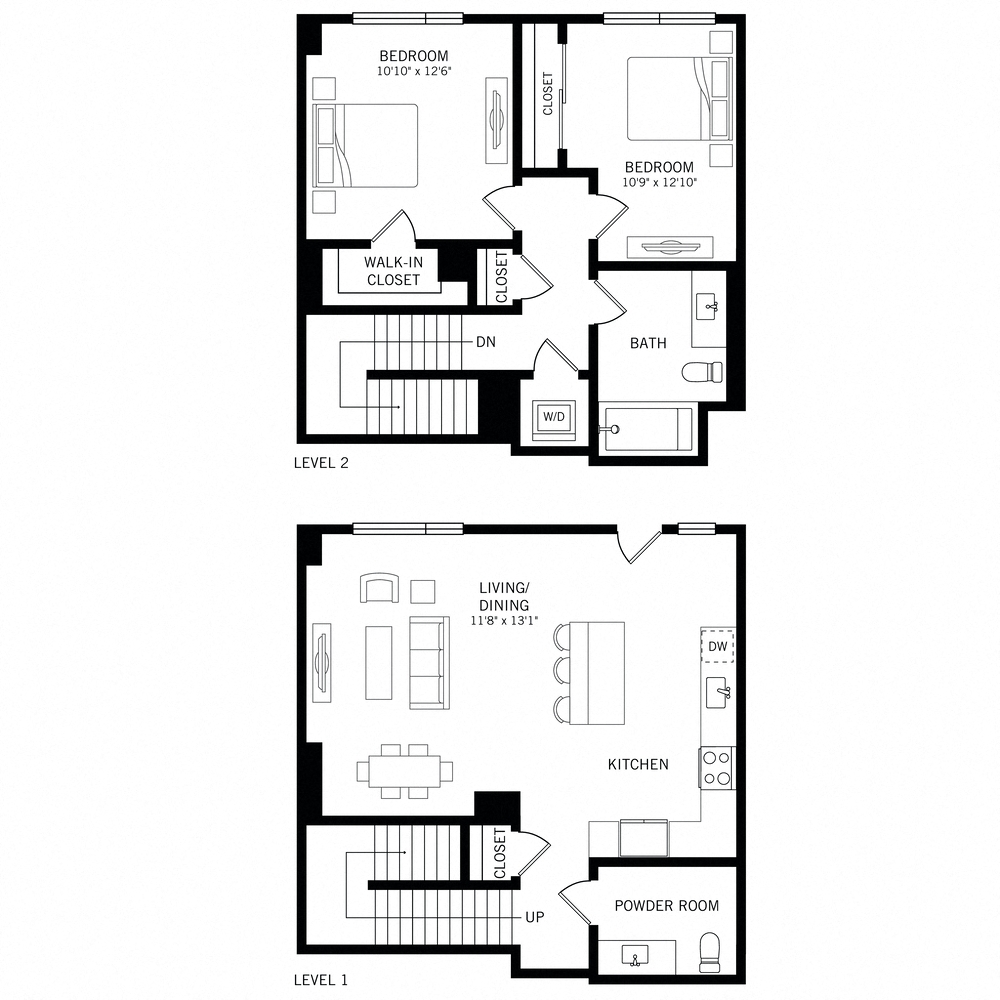 Floor plan layout diagram for B5